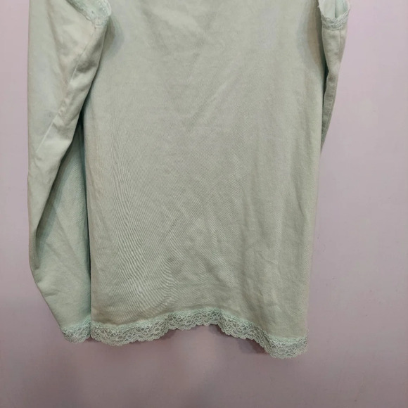 Ellos mint tank top lace layering 26/28 plus size teal - Picture 2 of 6